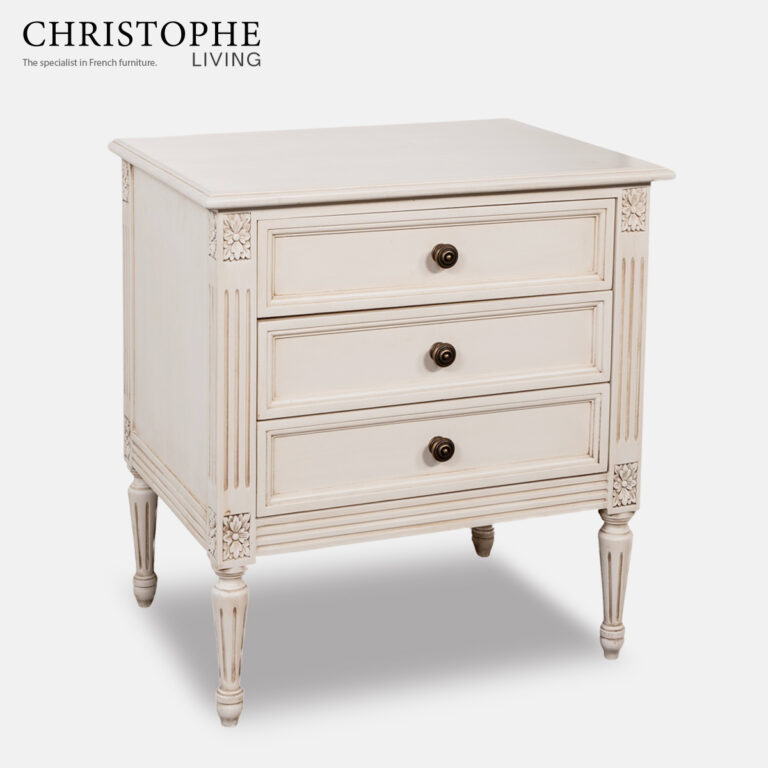 French Provincial Bedside Table Christophe Living