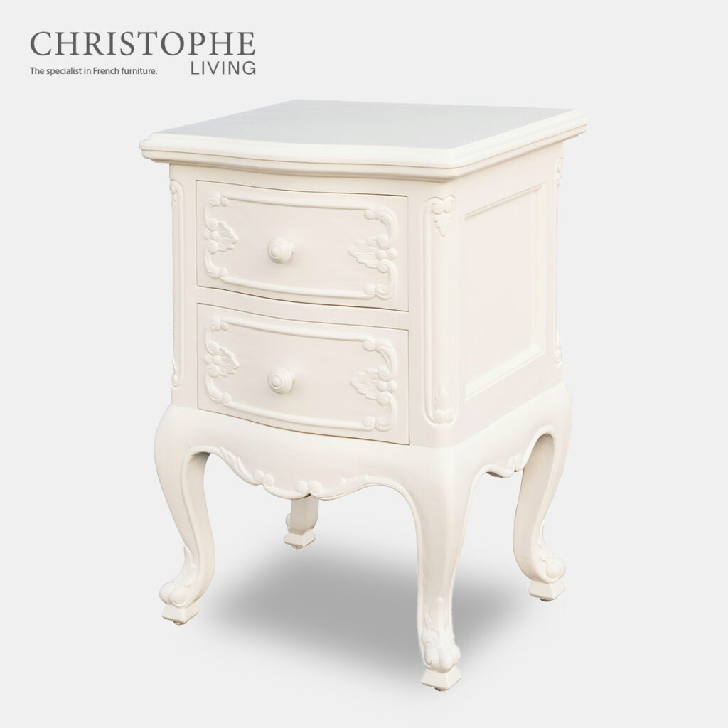 White French Bedside Table - French Provincial Furniture Australia