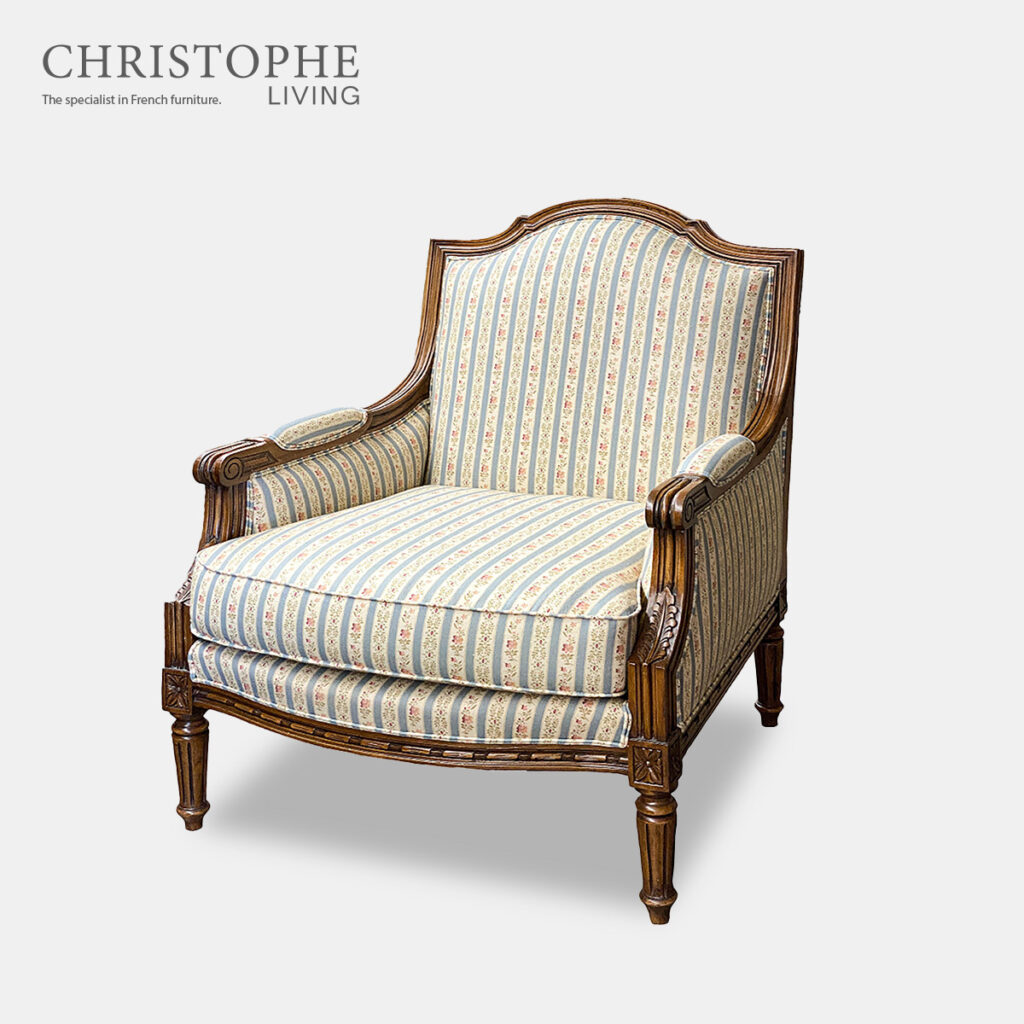 French Provincial Timber Armchair - French Furniture Sydney