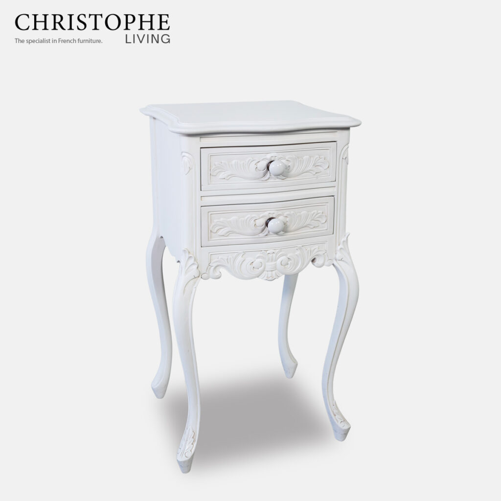 White French Bedside Table - French Provincial Furniture Australia