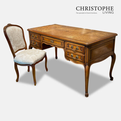 french provincial timber desk and chair sydney australia