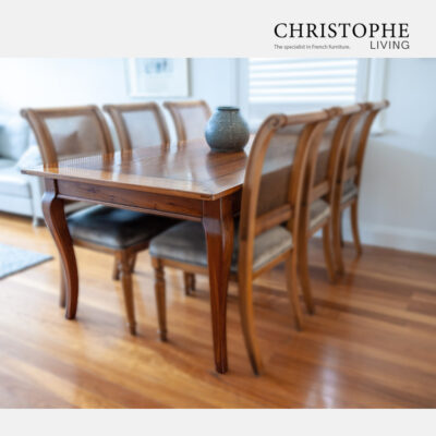 timber french provincial dining table sydney australia