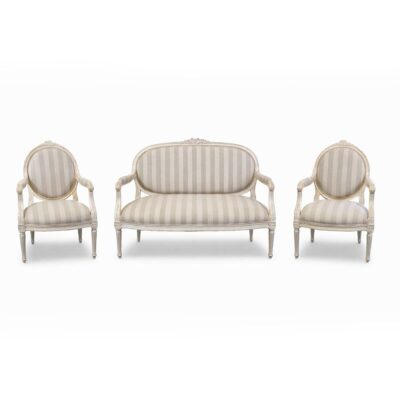 French Louis 3 Piece Salon Suite