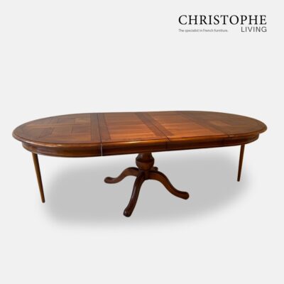 timber french dining table
