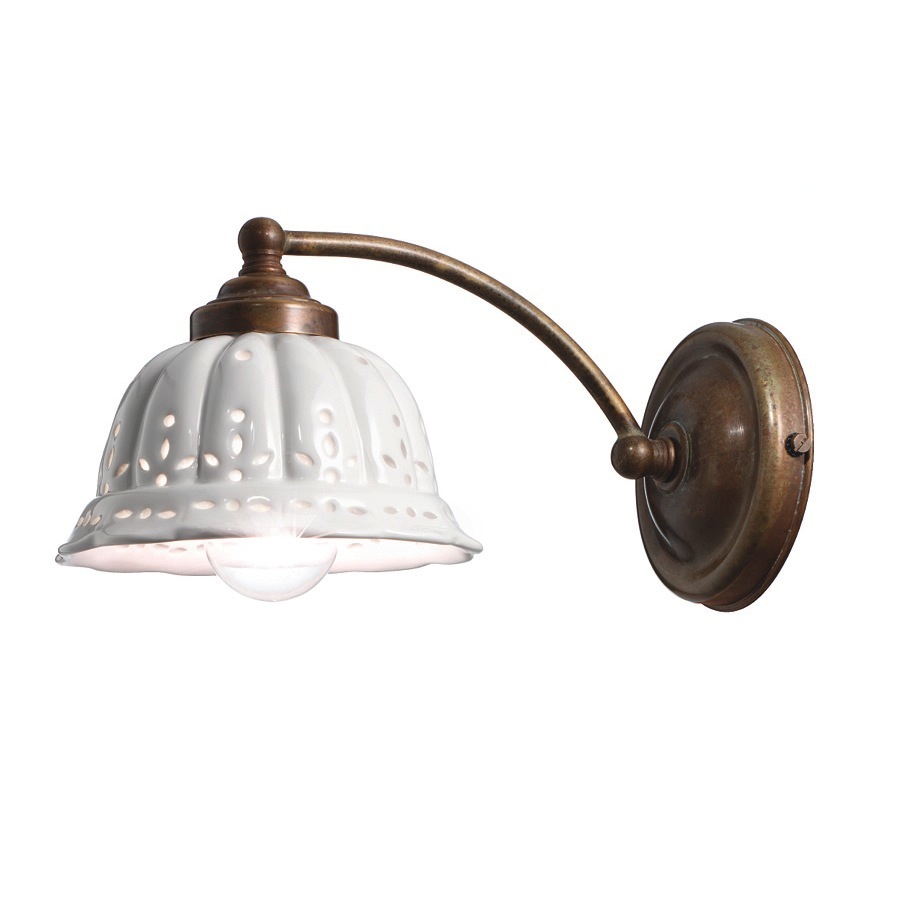 Verona Lace Wall Light with S Arm