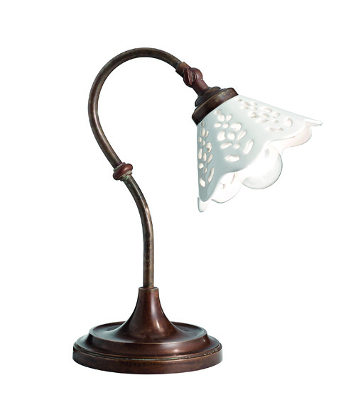 Ferrara Swivel Desk Lamp with Curved Arm