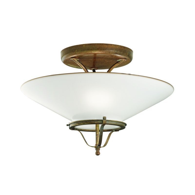Murano Ceiling Light with Splayed Dish Large