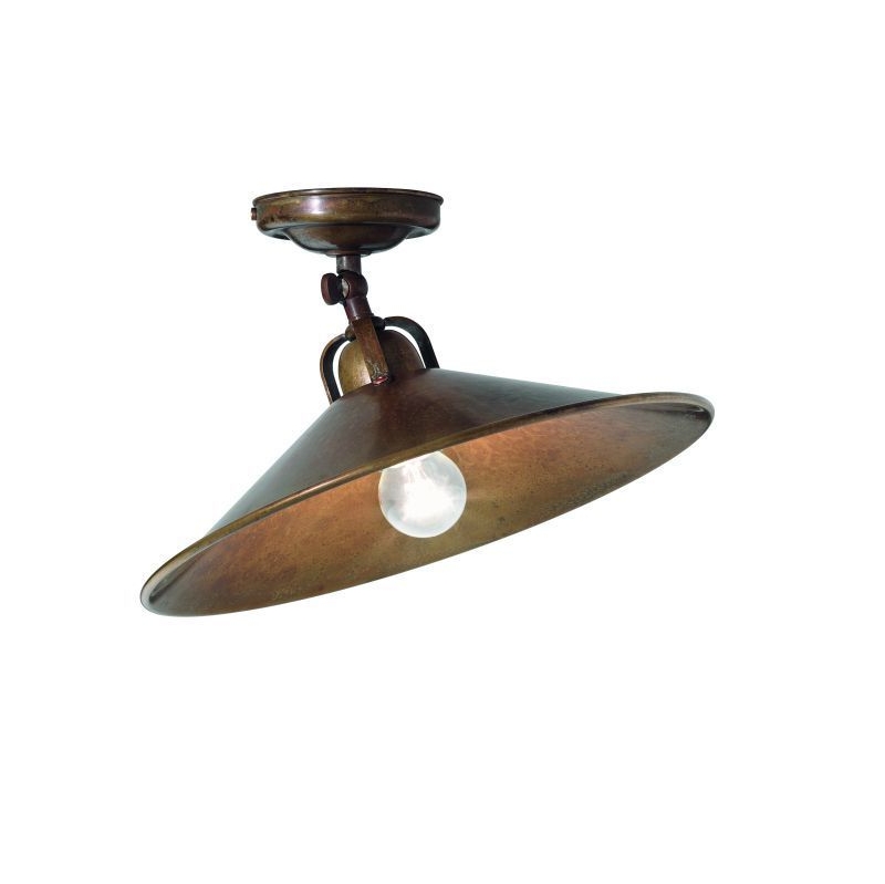 Pomezia Swivel Ceiling Light in Brass/Iron