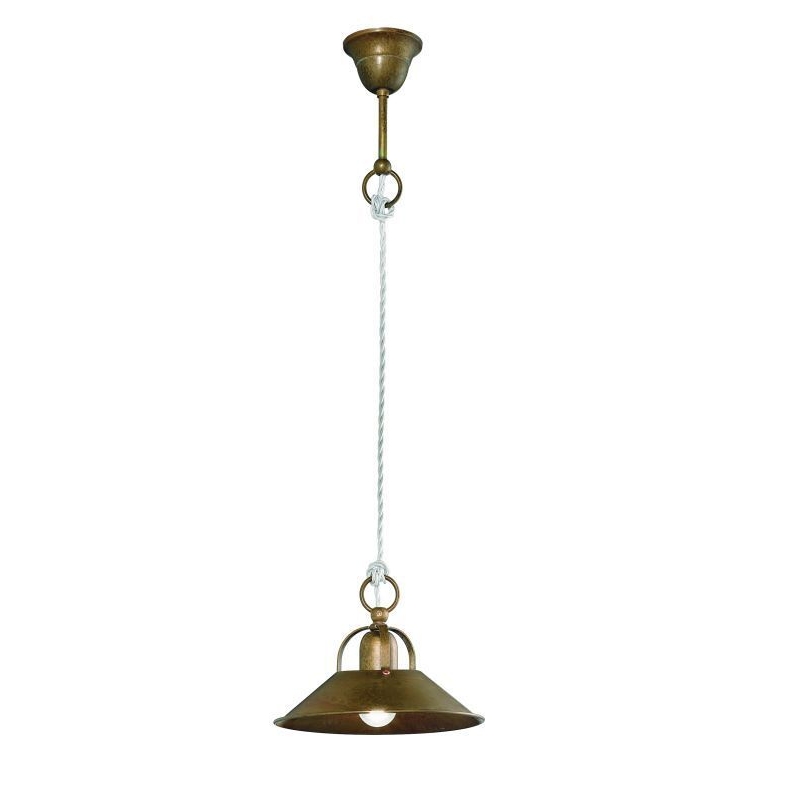 Pavia Pendant Light Small in Brass