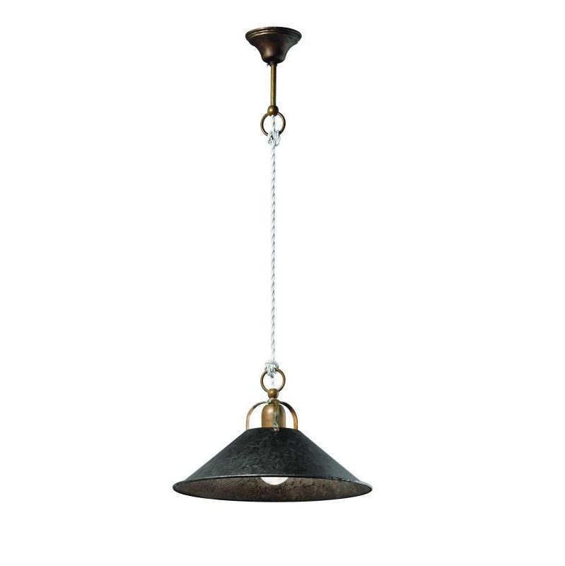 Pavia Pendant Light Large in Brass/Iron