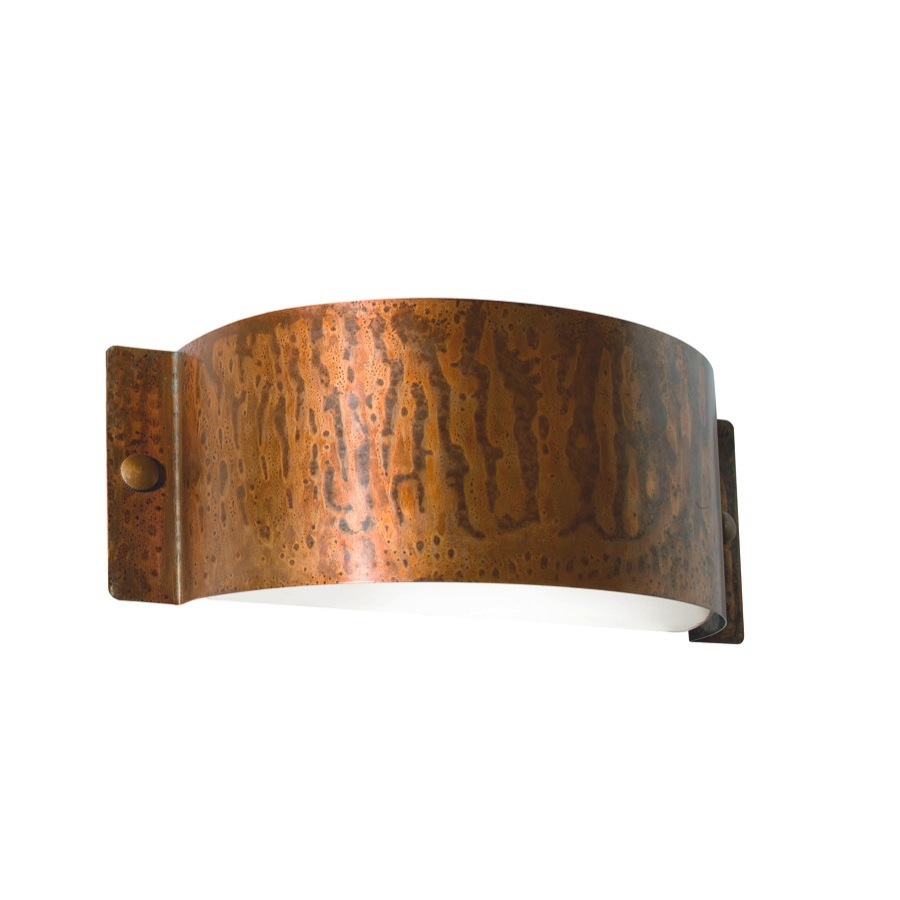 Anzio Demi Lune Wall Light Medium in Iron/Copper
