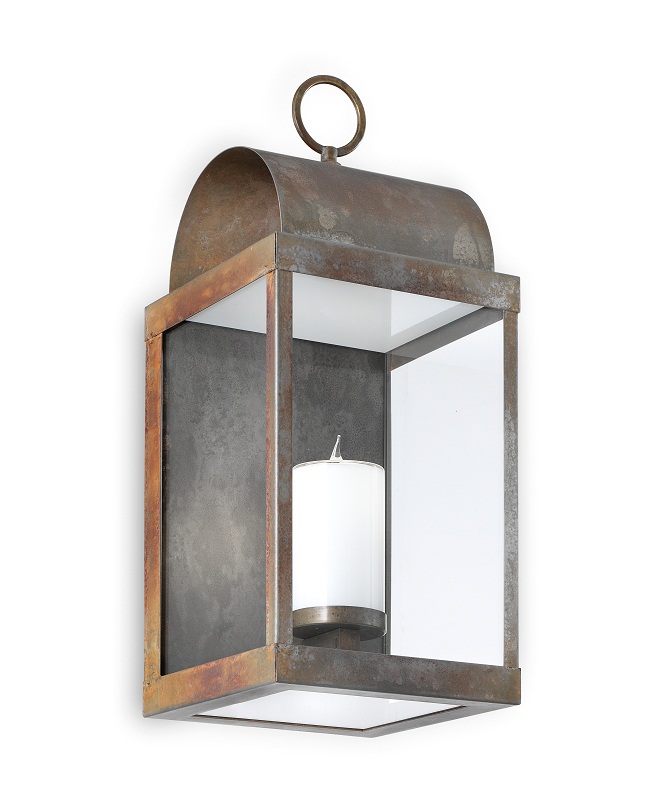 Luminare Simple Wall Lantern Medium in Brass
