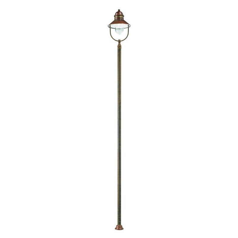 Como Lamp Post with Capped Bell