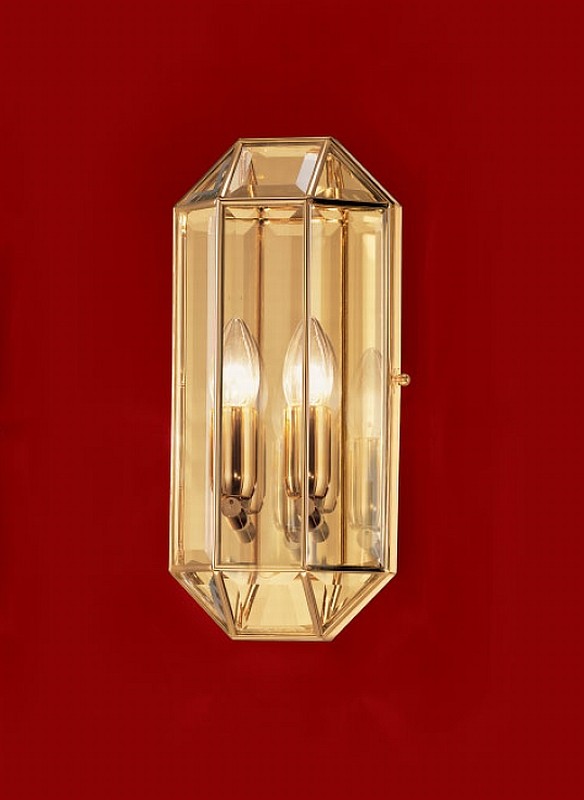 Marsia Beveled Wall Light Medium in Gold