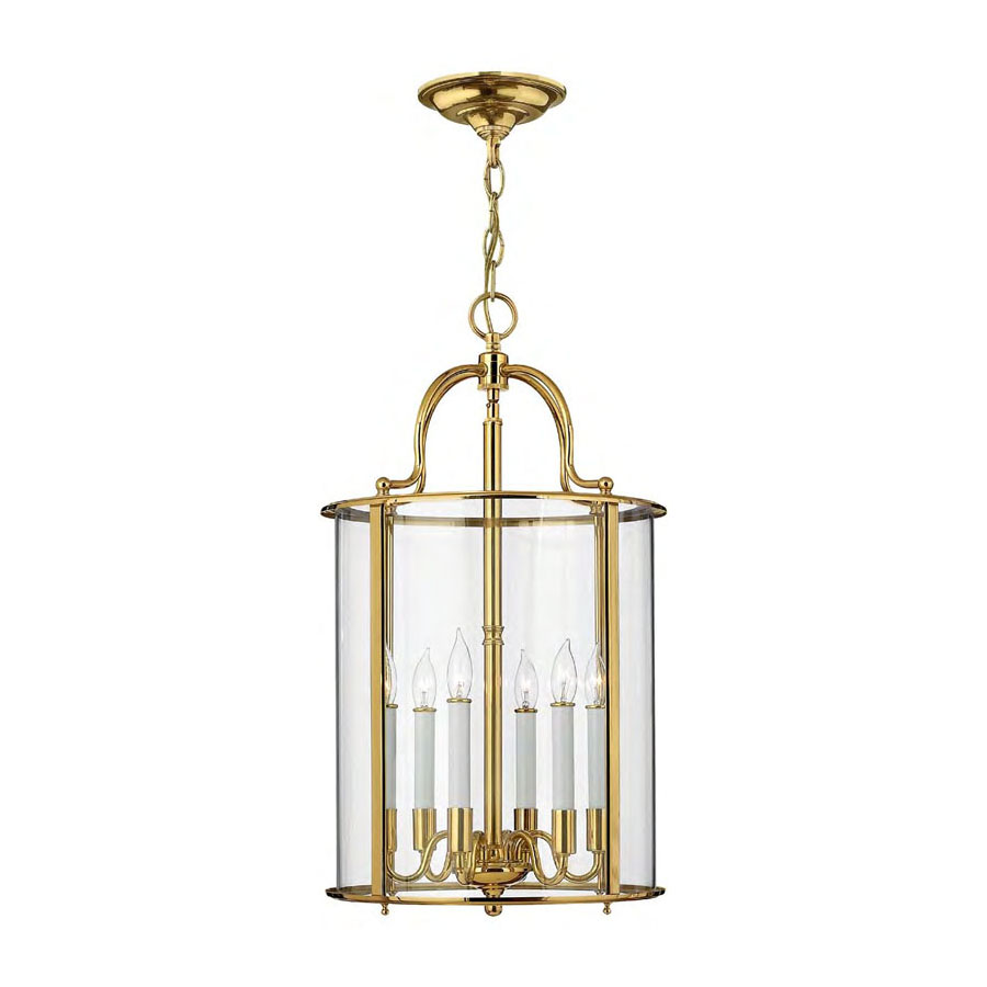 Royal Large Pendant in Polished Brass