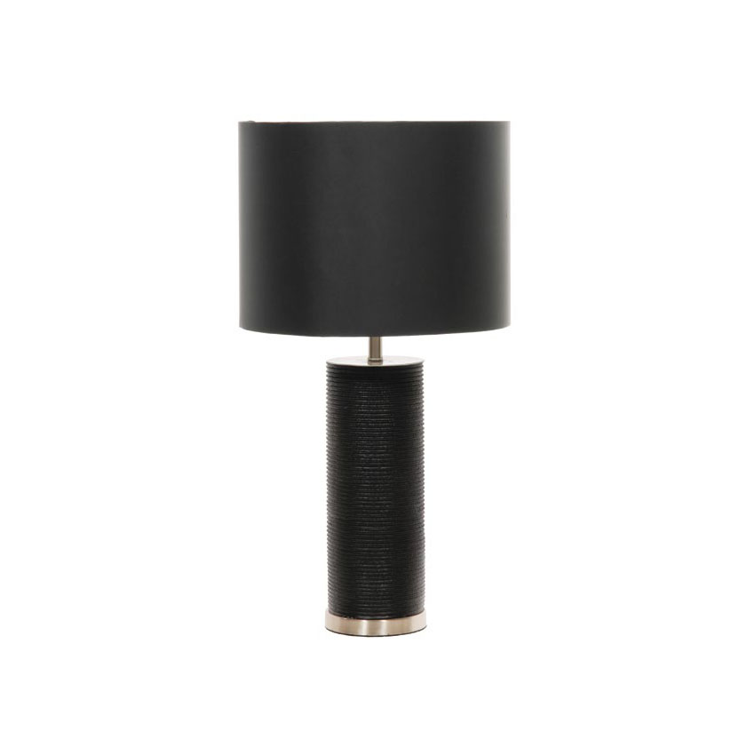 Texture Table Lamp in Black
