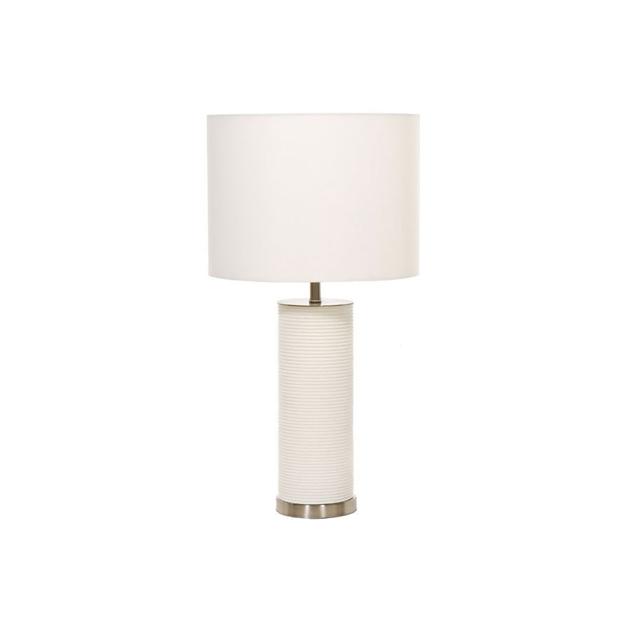 35cm Drum Shade in White
