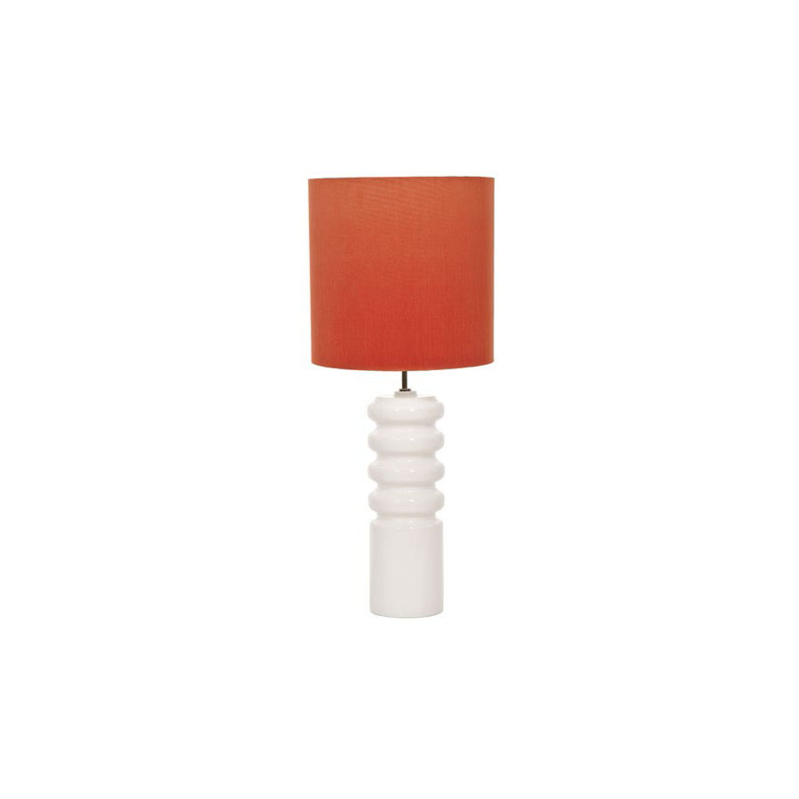 38cm Cylinder Shade in Tangerine