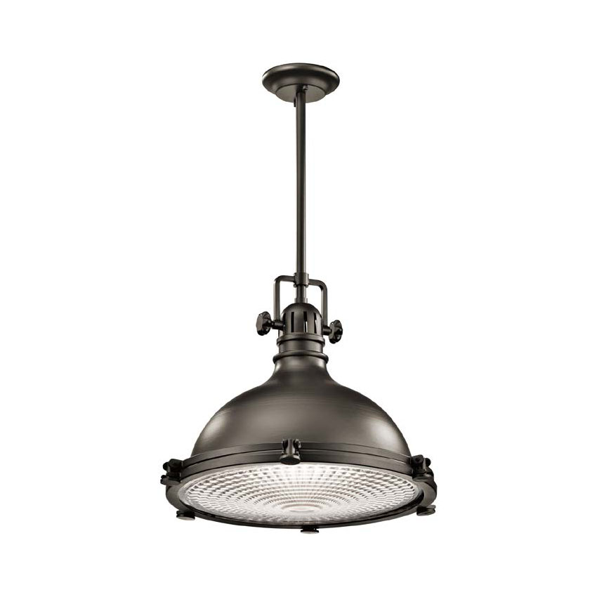 Whitley Bay Large Pendant in Olde Bronze