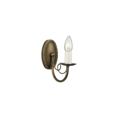 Claudine Wall Light in Black/Gold