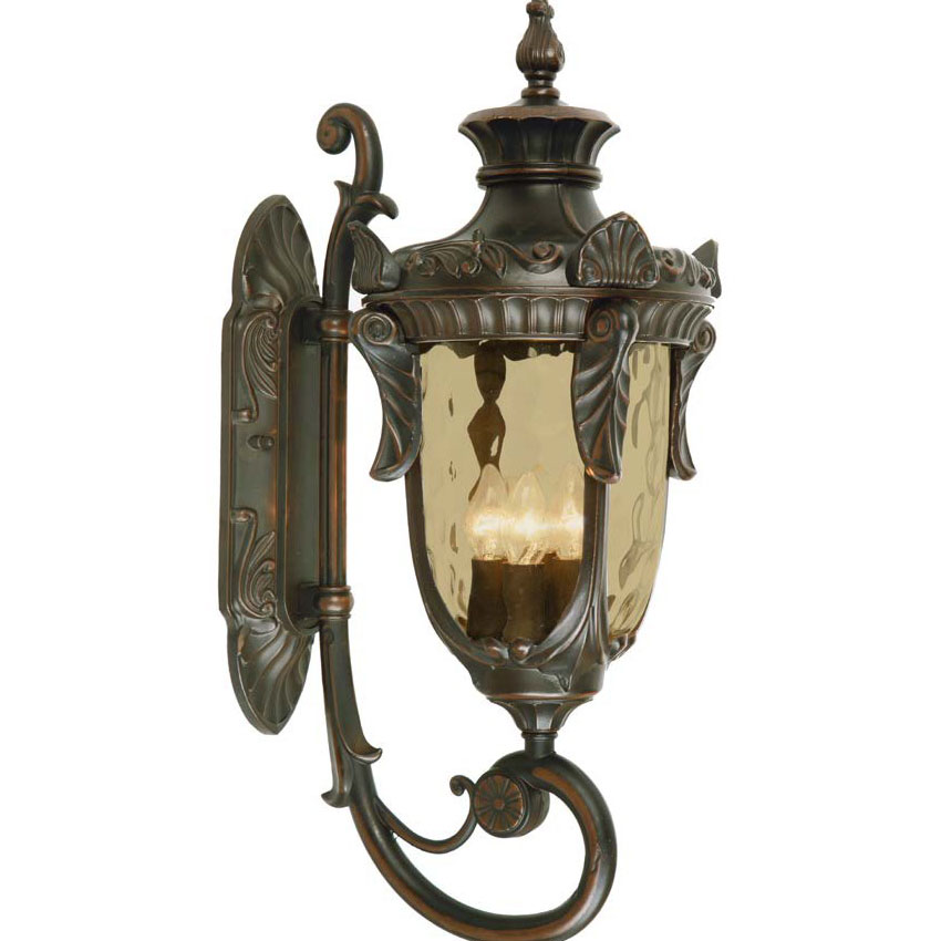 Springsteen Wall Up Lantern Large in Old Bronze