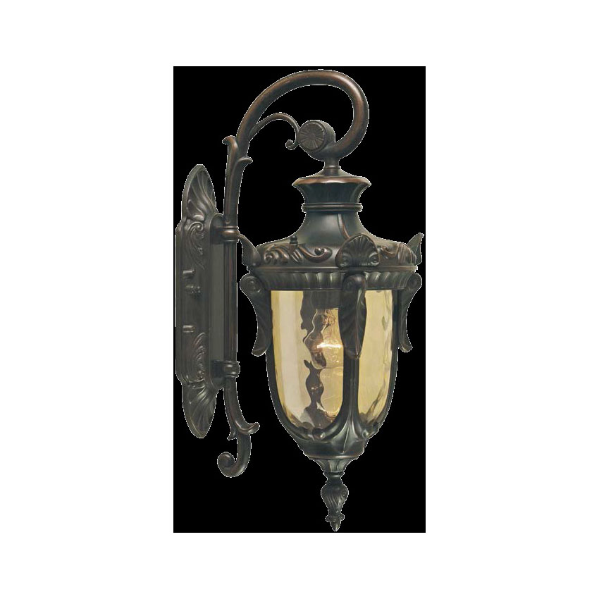 Springsteen Wall Down Lantern Small in Old Bronze
