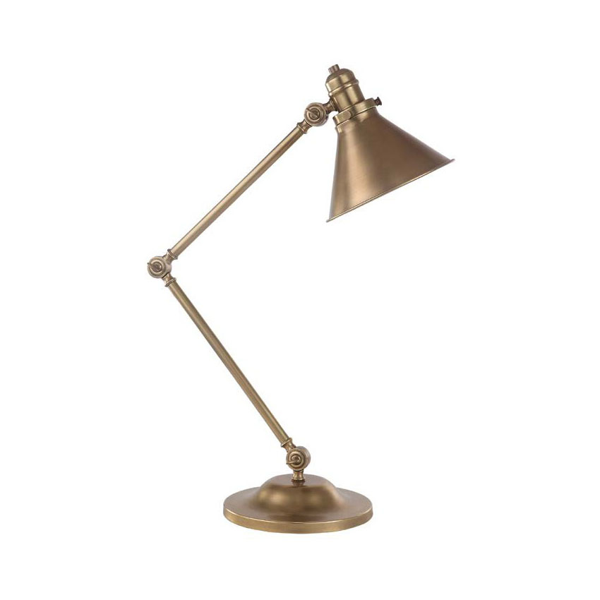 Uernon Table Lamp in Aged Brass