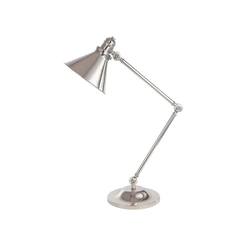 Uernon Table Lamp in Polished Nickel