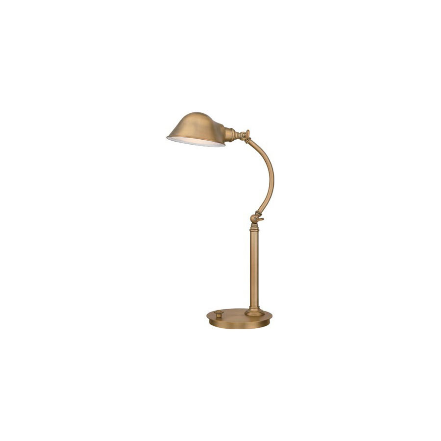 Tyson Desk Lamp in Aged Brass