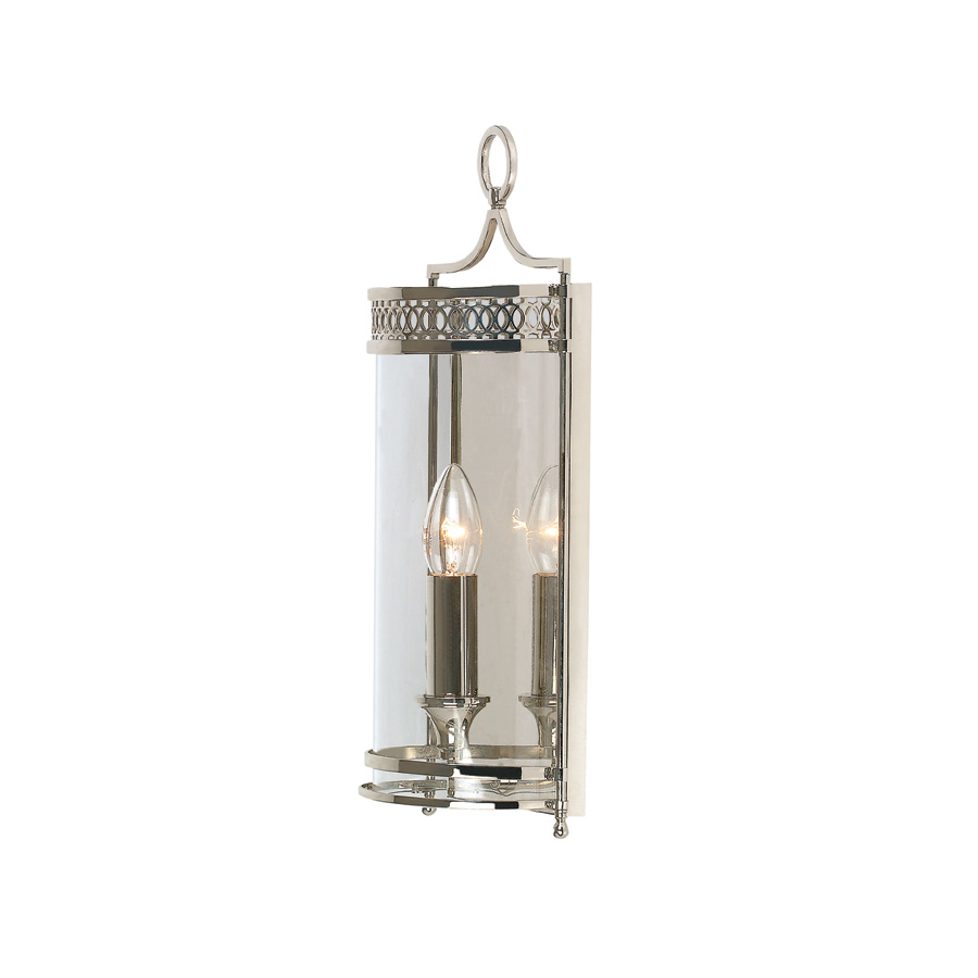 Victoire Wall Light in Polished Nickel