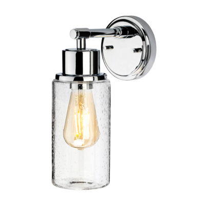 Suffield Bathroom Wall Light in Chrome
