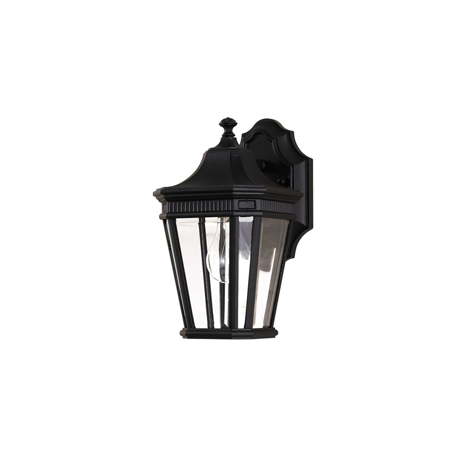 Paris Small Wall Lantern in Black