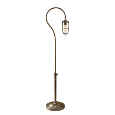 Beatty Floor Lamp in Dark Antique Brass