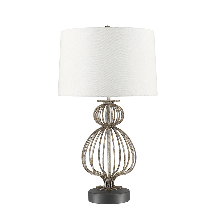 Mariam Table Lamp in Silver