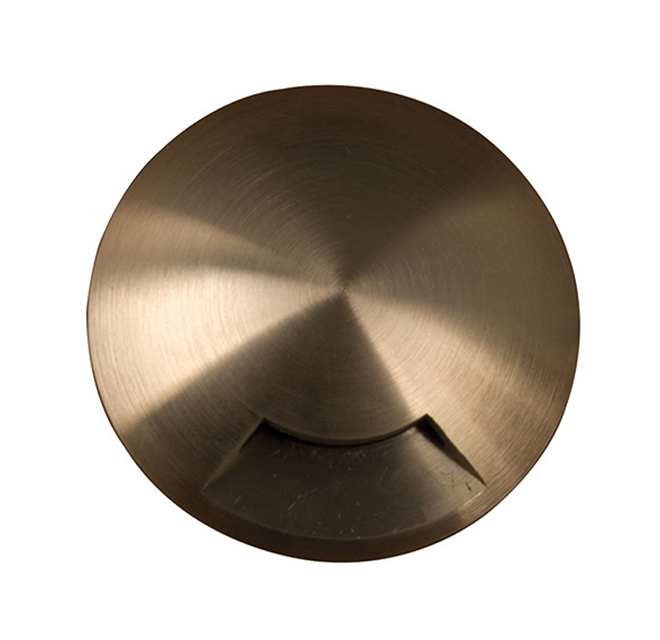 Guide 1 Direction In-Ground Light in Brass