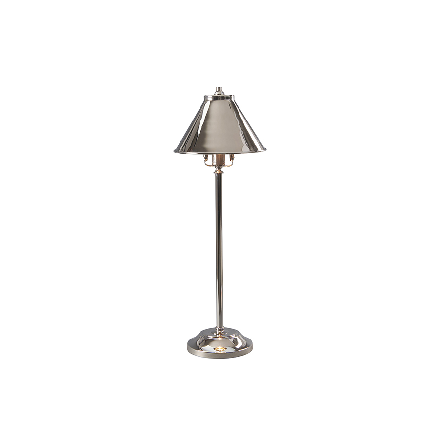 Uernon Stick Lamp in Polished Nickel