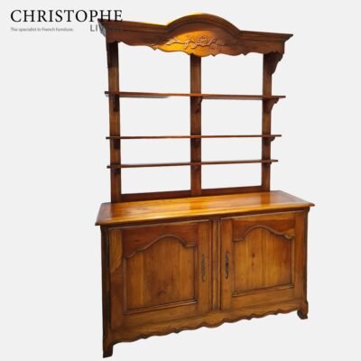 French Provincial Sideboard with Plate Rack