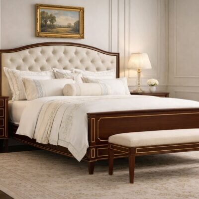 Saint-Germain Paris Moderne Upholstered Bed