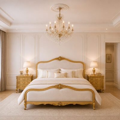 Limoges Doré French Provincial Bed