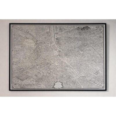 Antique Paris map