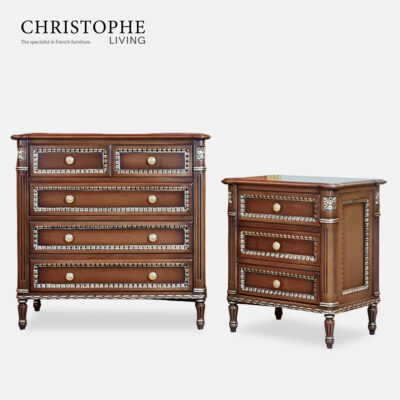 Versailles Bedside and Chest Set
