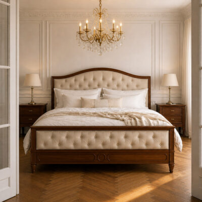 Saint-Germain Paris Moderne Upholstered Bed