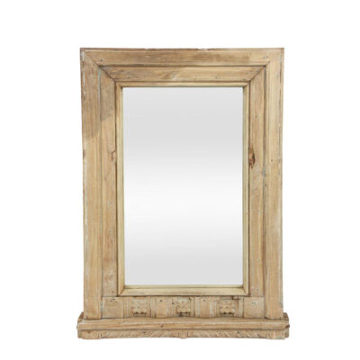 Solstice Vale French Provincial Teak Window Mirror