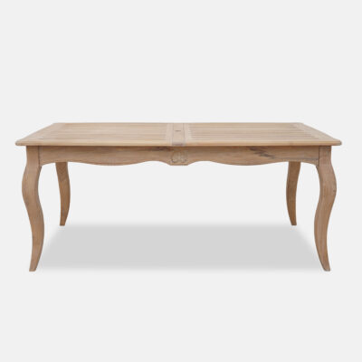 French Provincial Outdoor Dining Table 1800 Extending to 2400