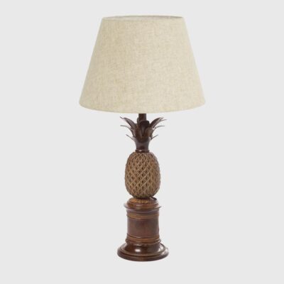 Paloma Hamptons Pineapple Table Lamp Base Brown