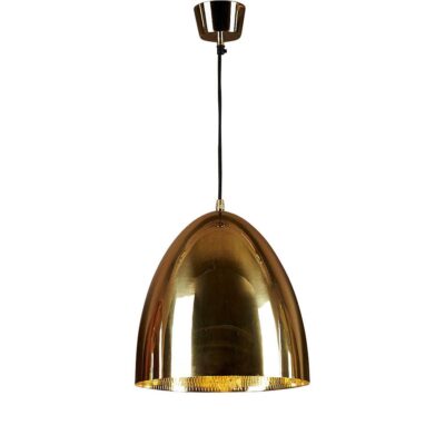 Tamarind Egg Dome Brass Pendant Light