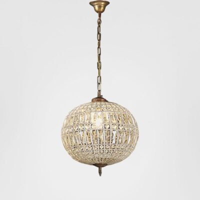 Fernwood French Provincial Round Glass Chandelier