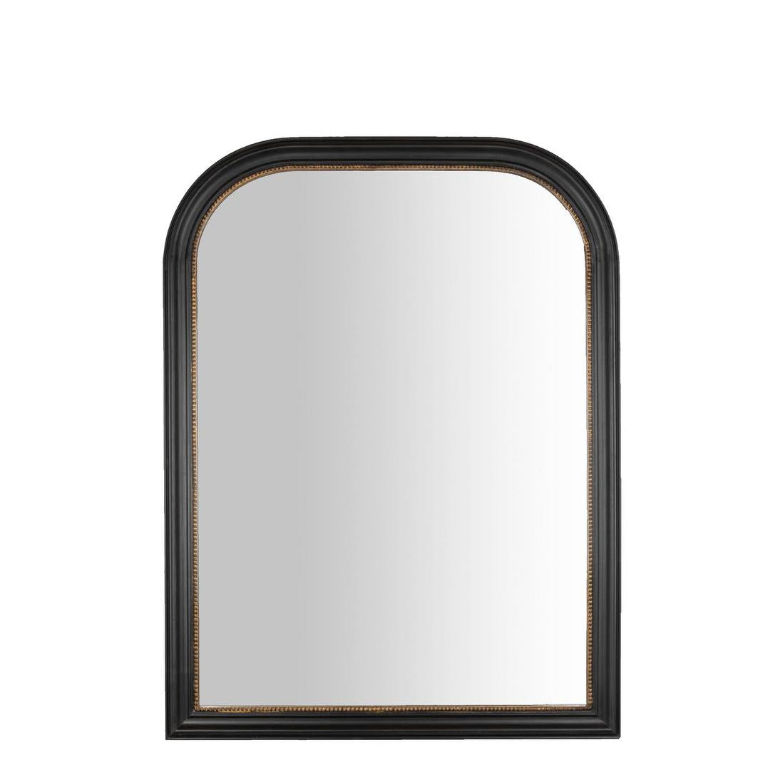 Mansfield French Provincial Arched Wall Mirror Black