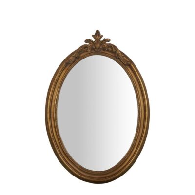 Viceroy French Provincial Oval Mirror Antique Gold