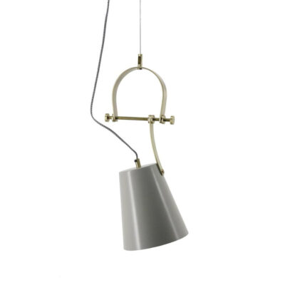 Martham Hamptons Cone Pendant Light In Grey